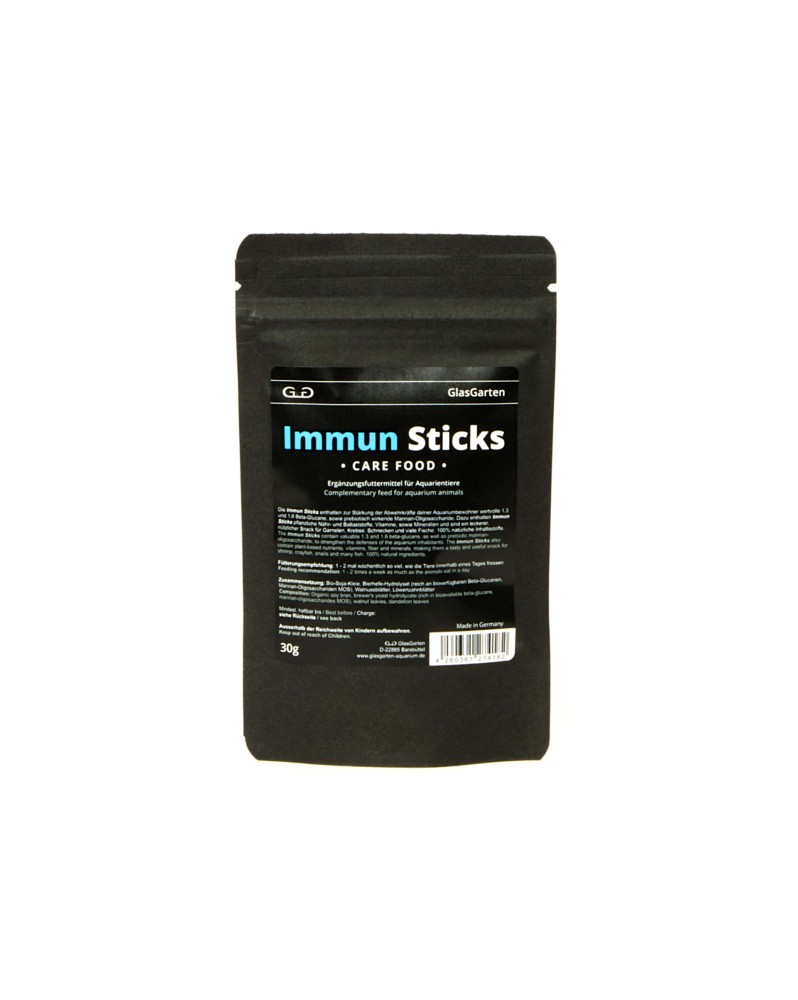 Immun sticks nourriture pour crevettes et poissons
