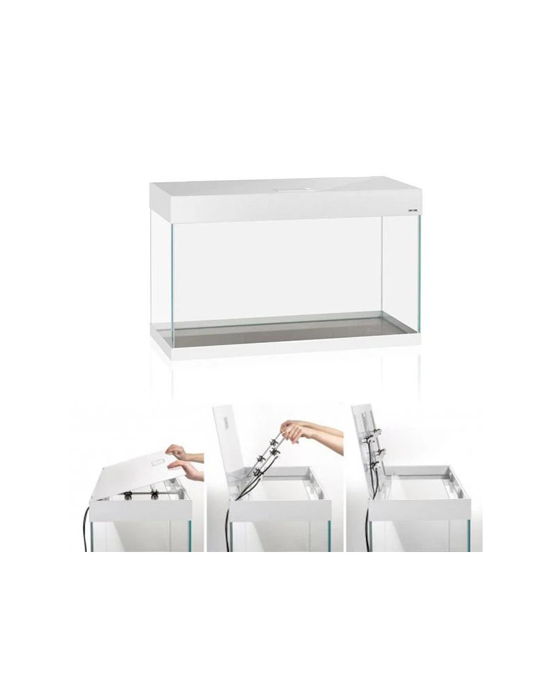 Aquael OptiSet 125 aquarium verre optiwhite LED