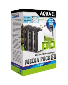 Pack 3 medias Phosmax pour filtre Versamax Mini