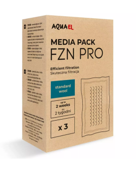 Cartouches Pro Standard Wool Aquael FZN PRO pack 3