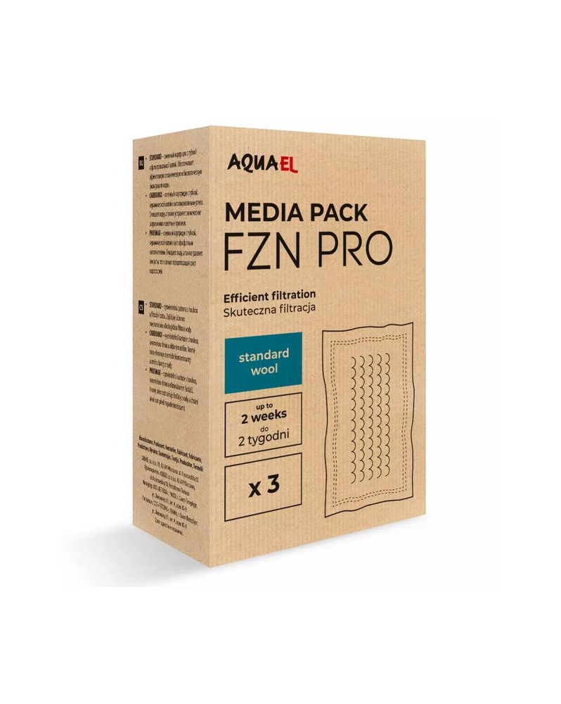 Cartouches Pro Standard Wool Aquael FZN PRO pack 3