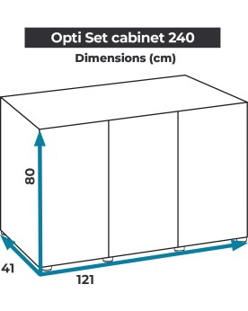 Meuble pour aquarium Aquael OPTISET 240