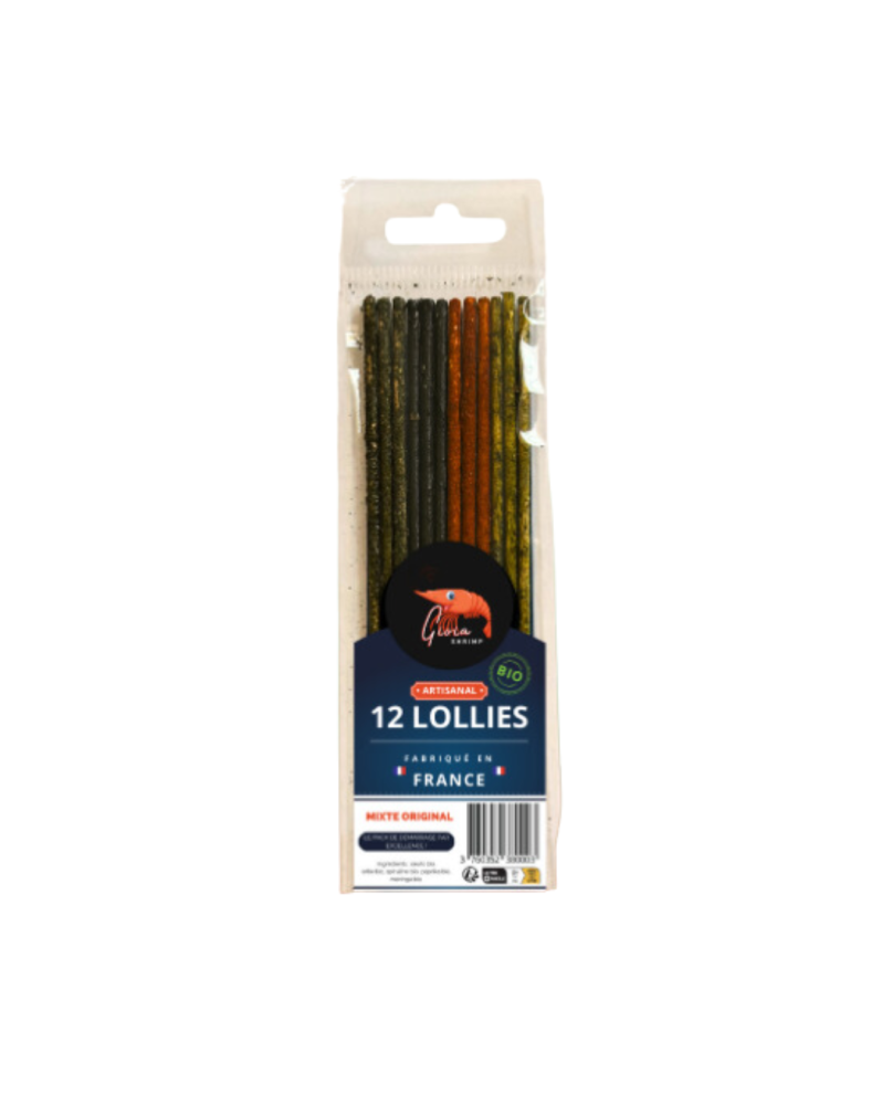 Pack 12 lollies Gioia bio ortie spiruline paprika moringa