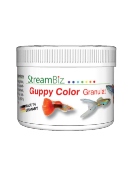 Guppy Granules Color alimentation pour poissons