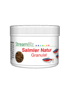 Granules proteinees pour petits characides