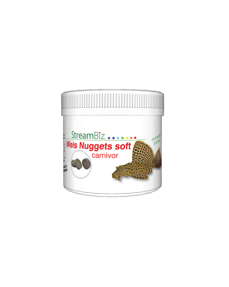 Nuggets mous riches en insectes pour silures