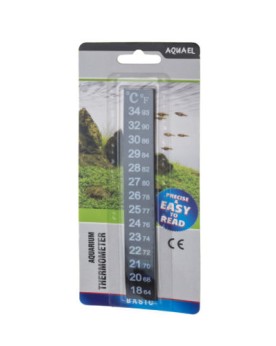 Thermometre bande adhesive pour aquarium