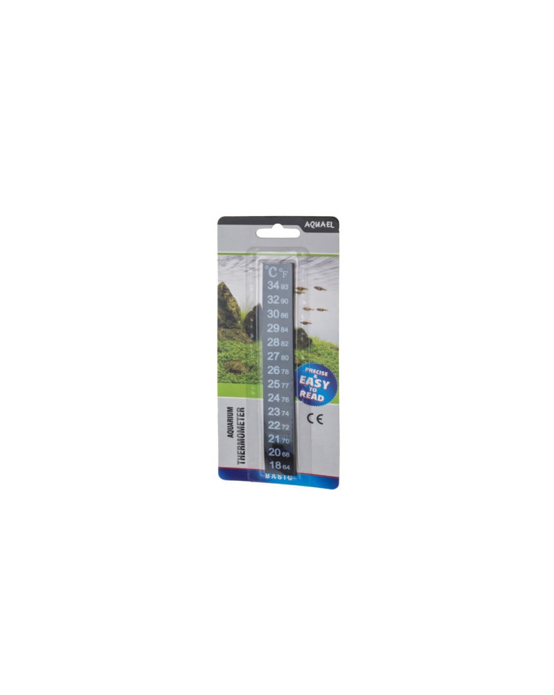 Thermometre bande adhesive pour aquarium