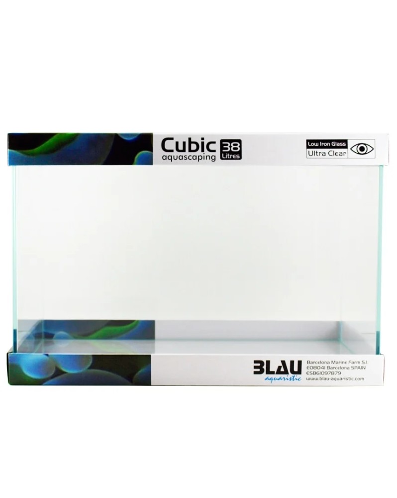 Aquarium Cubic Ultra Clear, verre transparence maximale