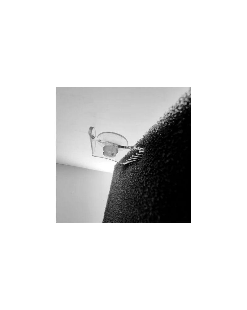 Fixations ventouse transparentes lot de 4