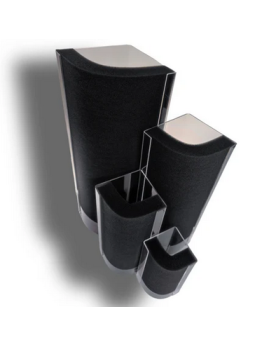 Turbo filtre de coin 8x8x23 cm pour aquarium 65 L