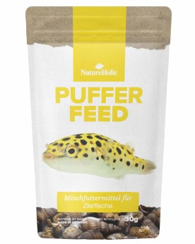 Pufferfeed escargots lyophilises pour poissons globes