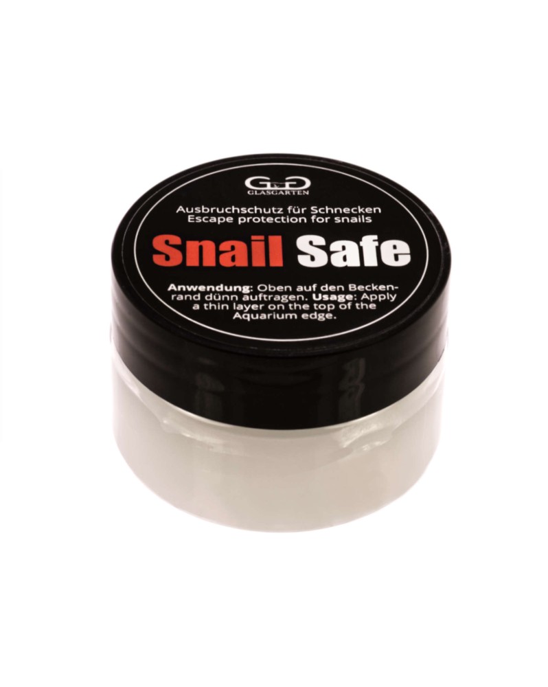 Snail Safe applique sur le rebord de l aquarium