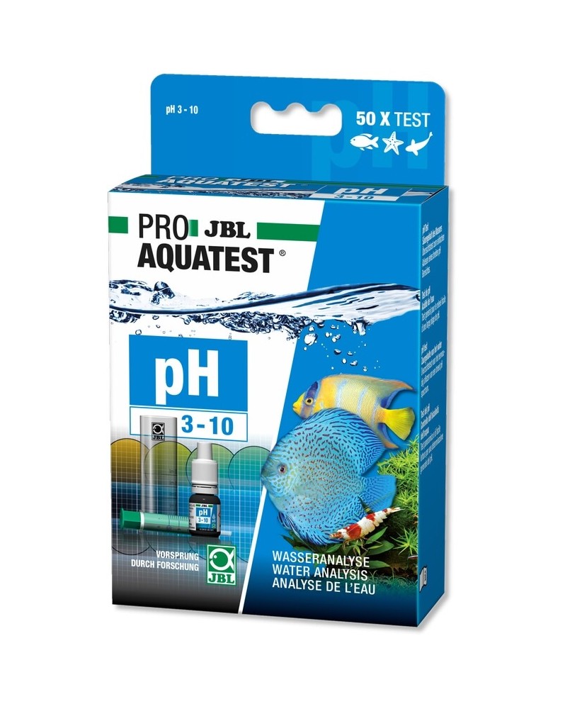 JBL PROAQUATEST Test pH 3.10-10.0 pour aquariums et bassins