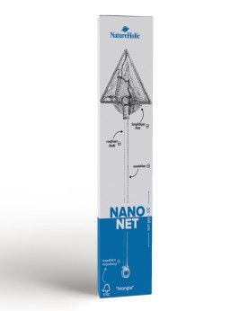 Epuisette telescopique triangulaire 33-69 cm