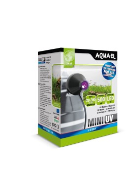 AQUAEL MINI UV sur sortie de filtre aquarium