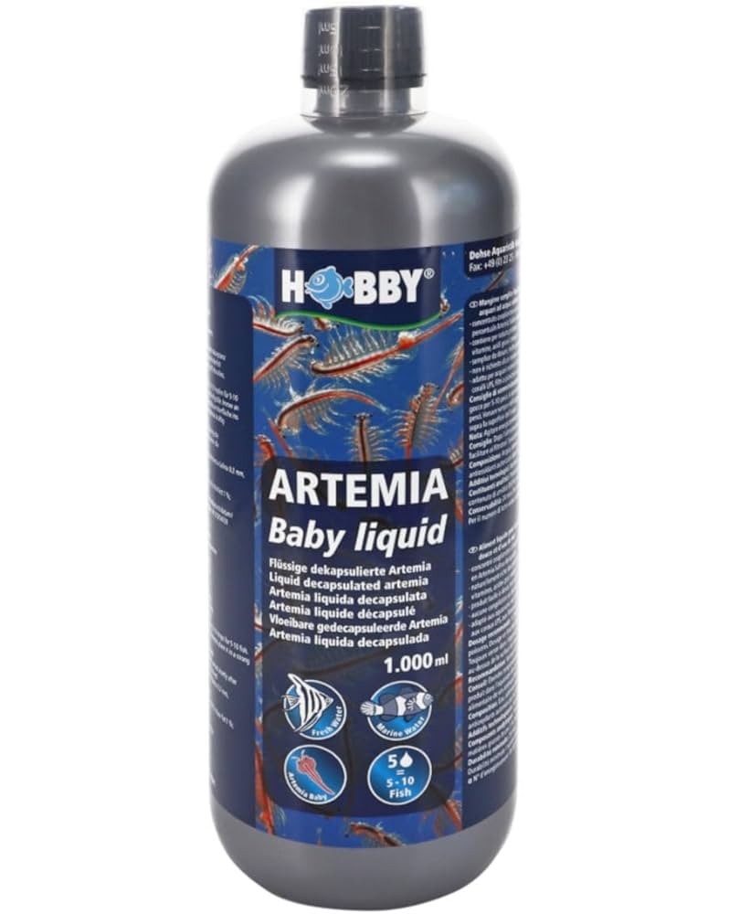 Artemia Baby liquide - Nourriture pour alevins