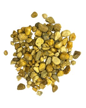 Lemon Gravel gravier ocre 6-15mm pour aquarium