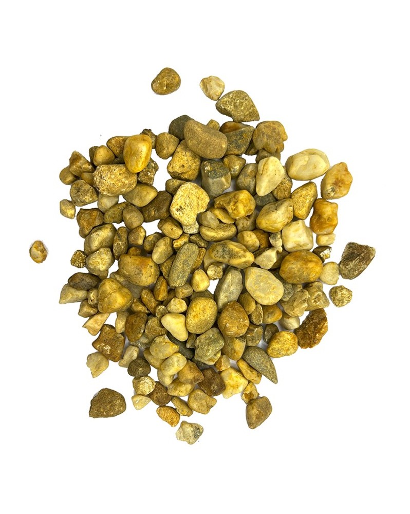 Lemon Gravel gravier ocre 6-15mm pour aquarium