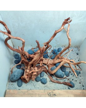 Hardscape HS-11 racines Asia et Lava Pebbles base 45x30cm