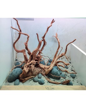 Hardscape HS-11 racines Asia et Lava Pebbles base 45x30cm