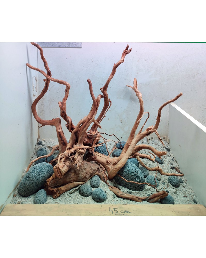 Hardscape HS-11 racines Asia et Lava Pebbles base 45x30cm