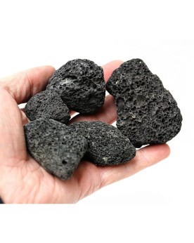 Pierres de lave Black Lava 20-40mm pour aquascaping