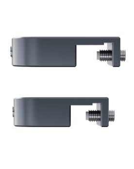 Support inox pour pipe 17 mm design discret