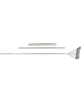 Racloir algues Chihiros Proscaping inox 65 cm gris