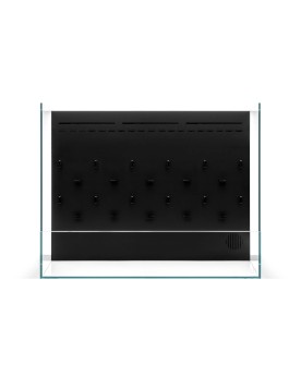Paludarium verre extra clair UNS 60E dimensions 60x36x14-36 cm