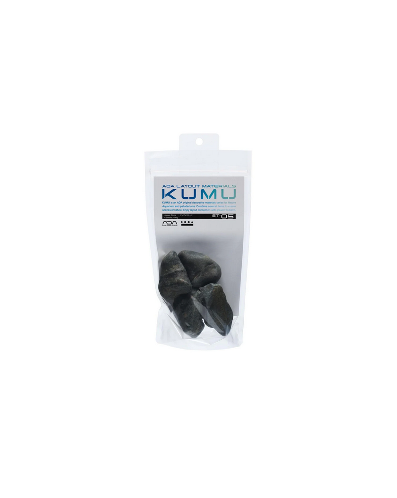 Pierre decor KUMU gris sombre 30-80 mm