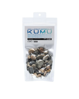 Gravier ADA KUMU 10-40 mm pour decors aquatiques