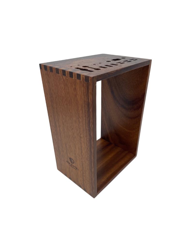 Support outils aquascaping bois Walnut 26cm