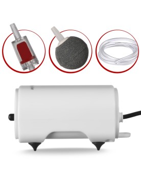 Pompe a air silencieuse kit complet 10-40 L