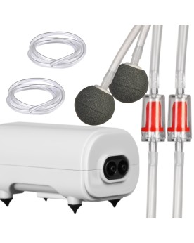 Pompe a air double silencieuse 420 l/h pour aquarium