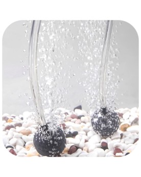 Pompe a air double silencieuse 420 l/h pour aquarium