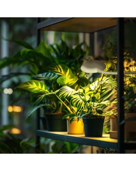 Mini lampe LED 7W pour aquarium et plantes (blanc/rouge/bleu)