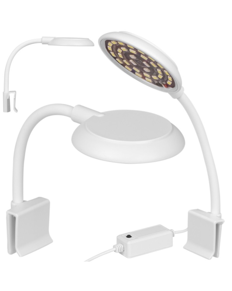 Mini lampe LED 7W pour aquarium et plantes (blanc/rouge/bleu)