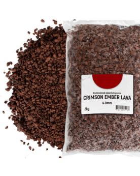 Lava Crimson - lave volcanique rouge 4–8 mm (2 kg)