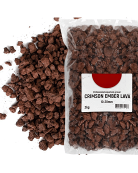 Lave volcanique rouge Lava Crimson 10-20 mm (2 kg)