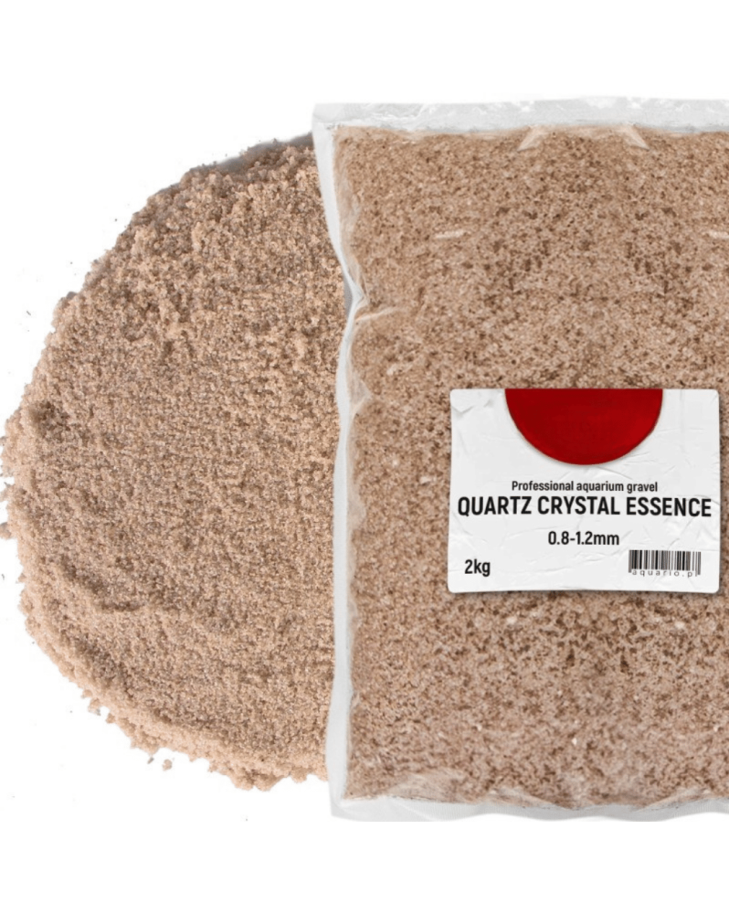 Gravier cristal de quartz 0,8–1,2 mm - 2 kg