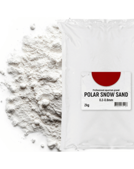 Sable de neige polaire 0,2–0,8 mm — blanc éclatant (2 kg)