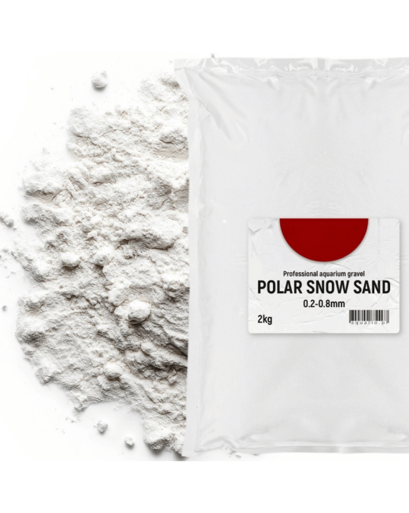Sable de neige polaire 0,2–0,8 mm — blanc éclatant (2 kg)