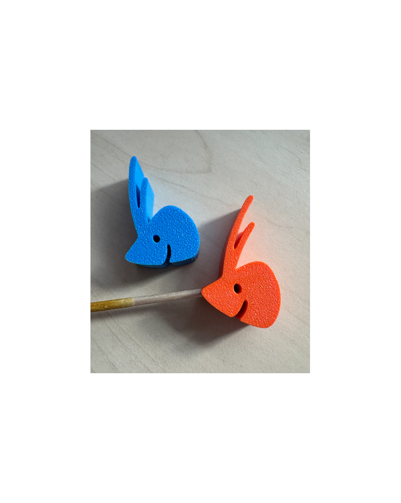 Porte Lollies Shrimpys - tête crevette colorée en PETG