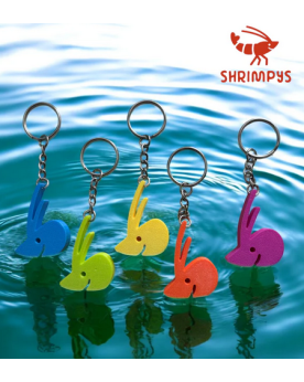 Porte-clés SHRIMPYS - 5 couleurs tendance