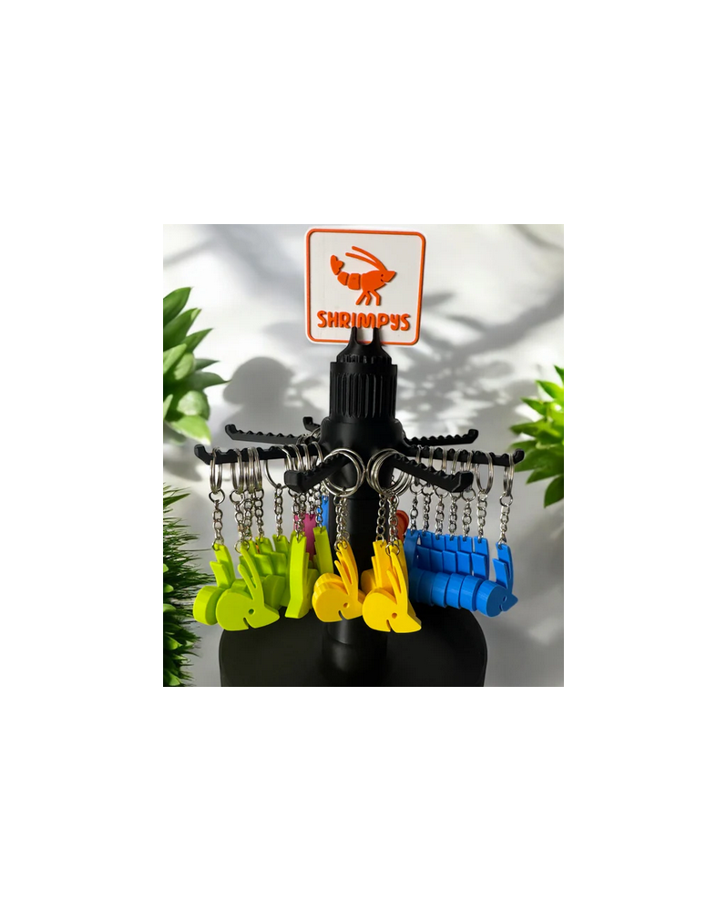 Porte cles SHRIMPYS en cinq couleurs