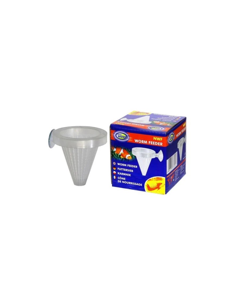 Cone flottant double fonction pour alimentation aquarium