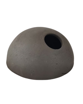 Igloo ceramique Apistogramma 9x4.5 cm, fait a la main