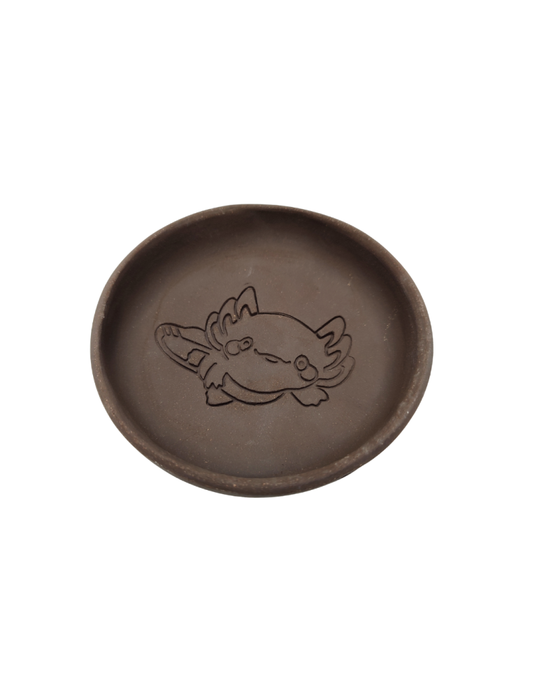 Coupelle de nourrissage en ceramique 14 cm pour axolotl