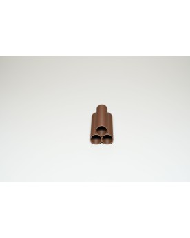 Pyramide crevette 3D PLA - 3 tubes, dim 5x2x1.5 cm